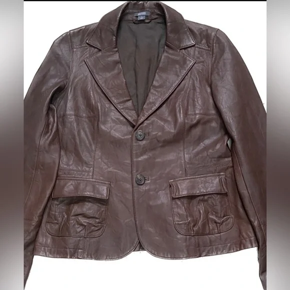KENNETH COLE REACTION LEATHER JACKET - Picture 2 of 5